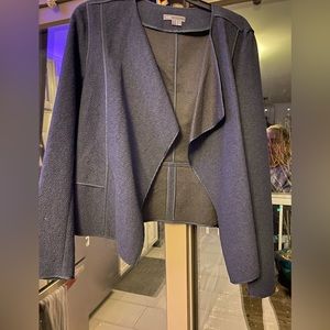 Vince Large Navy Blue cropped jacket